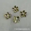 Botões Metálicos com Pedrarias Estilo Chanel para Blazer de Tricô Lã Botões Simples Versáteis Decorativos Botões Costurados à Mão