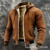 Jaqueta de Voo Masculina Nova Primavera/Outono Jaqueta de Motociclista Gola Alta Zíper Jaqueta Baseball Jaqueta Corta-vento Tendência para Ciclismo