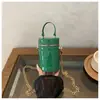 Bolso mini redondo estilo coreano 2026, moderno, espejo láser, para niñas, bolso de mano elegante, de hombro y cruzado