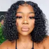 AliExpress Peluca de Moda Africana Tocado Rulo Pequeño Peluca Explosiva Negra Corta Esponjosa Fibra Química Tocado en stock