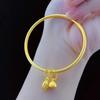 Herdando a pulseira de duas gerações latão dourado Vietnã pulseira de Lótus banhada a ouro Vermelho da Internet ao vivo com joias atacado