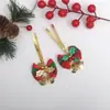 Campana de Copo de Nieve Navideña Corbata Lazo de Seda Paz Regalo Festivo Boda Caja de Dulces Joyería Accesorios de Ropa Accesorios DIY