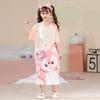 Camisón de seda de hielo modal estilo coreano para niñas, de verano, de manga corta, fino, para estudiantes de talla mediana y grande, estilo princesa, para casa y vestir con falda.