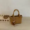 Otoño 2026 Nuevo Estilo Coreano Bolso de Mano Sencillo Bolso Cubo Sencillo de Moda Bolso de Hombro Único con Textura Bolso Cruzado