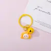 Chaveiro Pingente de Contas Coelho de Queijo Desenho Animado Menina Fofa Ornamento de Sino Chaveiro de Contas Fornecimento Atacado