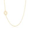 Collar de cobre con circonitas microincrustadas chapado en oro auténtico para mujer, cadena de clavícula, serie de letras mayúsculas personalizadas europeas y americanas