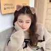 Pinza para el pelo con orejas de gato de felpa Maillard para mujer 2024 Nuevo Pinza para el pelo de princesa clip para recogido de pelo lindo de otoño e invierno Tocado