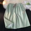 Shorts Casuales para Hombre Verano Nueva Marca de Moda Holgados Versátil Pantalones de Playa Pantalones Deportivos Casuales Pantalones de Cinco Puntos para Hombre