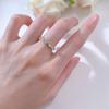 Joyería Longlongjin nuevo anillo de circonita en forma de pera 3 * 4 mm gota de agua para mujer europeo y americano transfronterizo anillo de venta caliente
