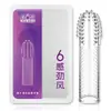 6º Sentido Dente de Lobo de Cristal Conjunto Granulado Tempestade Vermelha Redemoinho Laranja Hotel Brinquedos Sexuais Produtos para Adultos Fonte de Suprimento