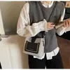 Bolso Cubo de Bloques de Color Simple Transfronterizo 2026 Bolso de Mano de Moda Tendencia Gran Capacidad para Viajes Bolsos de Hombro Tote Exquisitos