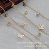 Accesorios de Joyería de Cobre que Conservan el Color Hechos a Mano DIY Colgante Colgante Chapado 9*9mm Mariposa Zircón Horquilla Corona para el Cabello Antigua B2534