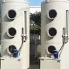 Depurador de gases residuales, equipo de torre de pulverización de PP, torre de lavado de agua vertical, diseño estéticamente agradable