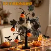 Novas luzes decorativas de Halloween transfronteiriças, luzes de LED para árvore para ambiente de quarto, luzes de árvore decorativas de Halloween para ambientes internos