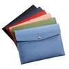 Bolsa de Arquivo A4 Personalizada Grande de Couro para Negócios Escritório Bolsa para Documentos Bolsa para Armazenamento de Contratos e Recibos Pode Ser Impressa com Logo em Cores