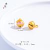 Encanto de oro arena de larga data Jiugongge bolsa de la suerte palabra de la suerte desarrollado campana globo sonajero pulsera pulsera
