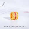 Pu Zuojiu no se decolora oro accesorios DIY collar de cuentas de transferencia de diamantes rojo rosa cadena de clavícula de lujo ligero de alta gama para mujer