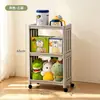 Carrinho Móvel para Bebês BNBS Prateleira de Armazenamento de Lanches para Sala de Estar Prateleira de Armazenamento de Múltiplos Andares para Bebês de Chão