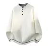 Suéter para Hombre Transfronterizo 2026 Invierno Nuevo Estilo Coreano Moda Tejidos de Punto Capa Base Hombre Tejidos de Punto de Bloques de Color de Moda