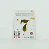 Venta al por mayor estilo INS comercio electrónico transfronterizo 16 pulgadas Exquisitamente empaquetado digital empaque individual de tarjeta de papel globos de papel de aluminio, versión delgada americana