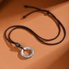 Colgante con hebilla de plata tailandesa maciza de Chiba para hombre, collar retro Xiangyun de moda, tamaño opcional, joyería de plata