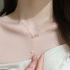 Nuevo collar original de plata s925 con cuentas de flujo y serpiente espiritual, collar de perlas de serpiente del zodiaco, cadena de clavícula de nicho, regalo de este año.