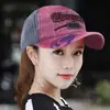 Chapéu Feminino Primavera e Verão Chapéu de Cowboy Moderno Lavado Desgastado Versátil Protetor Solar Boné de Baseball Boné Jeans Chapéu de Sol