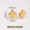 Accesorios Separadores de Cuentas de Plata Gruesa para Collares y Pulseras Hechos a Mano DIY, Cuentas que Conservan el Color, Cuentas Separadoras Decorativas, Cuentas Cilíndricas y Cuentas a Juego