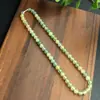 Pulsera de Ágata Verde Uva Natural, Pulsera de Calcedonia Verde Menta, Pulsera de Ágata Verde Leche Grado A con Cuenta de Buda para Mujer