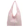 Bolsa Feminina para Comércio Exterior Transfronteiriço Verão 2026 Casual Nicho Doce com Laço Bolsa de Ombro Versátil Moda Bolsa de Braço