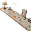 Alfombrilla de Dibujos Animados Retro para Aparador, Alfombrilla para Mesa de Zapatero de Entrada, Impermeable y a Prueba de Aceite, Alfombrilla Protectora para Encimera de Mueble de TV sin Lavado