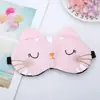 Máscara de Olho Desenho Animado para Dormir, Proteção para os Olhos, Bloqueio de Luz, Compressa Quente e Fria Engraçada para Meninos e Meninas, Máscara de Olho para Sesta Infantil para Aliviar o Cansaço Visual