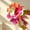 Accesorio para el cabello floral estilo Tang original, pasador de costume antiguo Hanfu, tocado de flor de hortensia, pasador floral de cheongsam estilo antiguo