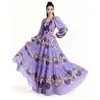 Ropa de mujer de comercio exterior transfronterizo europeo y americano AliExpress Vestido elegante estampado TK entallador