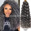 Comércio exterior Europa e Estados Unidos transfronteiriço cachos africanos tranças sujas cabelo crochet GoGo Curl Cabelo de Crochet peruca de fibra química