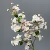 Flores de Flor de Durazno Artificiales de Comercio Exterior Transfronterizo, Cascada de Muro de Flores, Arco de Boda, Arreglo Floral de Pasillo, Arreglo Floral de Piso, Flores de Seda