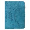 Adequado para Capa de Couro para Tablet iPad 11ª Geração Samsung Tab S11 Flor de Ameixa Gravada Fosca com Porta-Cartões Redmi Pad2
