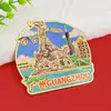 Imán de Nevera Metálico Cintura Delgada de Guangzhou Estilo Chino Atracciones Turísticas de Guangzhou Museo Souvenirs Culturales y Creativos Personalizable