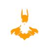Pegatinas de Batman para comercio exterior transfronterizo, pegatinas reflectantes para locomotoras de motocicletas, pegatinas decorativas láser con personalidad para parachoques de ventanas de automóviles