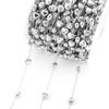Accesorios decorativos para joyería DIY cadena básica semiacabada cadena de cobre cadena extendida collar para mujer pulsera Y24