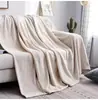 Manta de Franela de Color Sólido Manta de Felpa de Doble Cara Cubierta de Sofá para Siesta Manta de Felpa de Coral Engrosada Más Felpa Sábana de Cama Universal para las Cuatro Estaciones