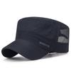 Verão Novo Estilo Malha Respirável Protetor Solar Secagem Rápida Flat Top Hat Masculino Fino All-match Outdoor Pesca Sun Hat