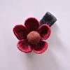 Coreano Outono e Inverno Novos Acessórios para o Cabelo Grampo de Cabelo Bonito Flor de Lã Moda Headwear Pequeno Clipe Lateral Clipe Lote Misto