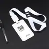 Porta-Crachá Retrátil com Cordão, Porta-Crachá, Fivela Retrátil, Cordão para Crachá de Trabalho, Cordão para Crachá de Fábrica, Porta-Cartão de Refeição