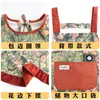 Delantal de Cocina para el Hogar Fresco y Sencillo Ropa Transpirable Resistente a las Manchas Nueva Ropa Exterior Bata Ropa Protectora Overol de Lona para Adultos