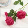 Peonía Artificial Estilo Europeo Hotel Restaurante Mesa DIY Arreglo Floral Flores de Tela de Seda Fotografía Floral Exterior Accesorios de Flores Artificiales