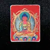Areia Mineral de Cinábrio Tela de Thangka Zakhilaam Passado e Presente Oito Protetores Pintura de Thangka Núcleo Tela Especial Atacado
