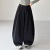 Calça Pantalona para Meninas Primavera Outono 2026 Novo Estilo Crianças Maiores Calça Lanterna Elegante Casual Longa Tecido de Algodão Estilo Coreano Calças Infantis