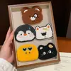 Lindos Adorables Estilo Animal de Mascota Flequillo Pegatinas Suaves Lindos Dibujos Animados Femeninos Divertidos Cabello Rebelde Pegatinas Mágicas Herramienta de Peinado Accesorios para el Cabello