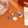 Pendientes Versátiles de Nácar Natural, de Alta Gama, Modernos, de Diseño Sencillo y Creativo para Mujer, Pendientes Elegantes